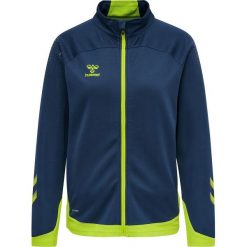 Damska kurtka zapinana na zamek Hummel hmlLEAD poly. Niebieskie bluzy sportowe damskie Hummel, m, bez wzorów, bez kaptura, do piłki ręcznej. Za 226.45 zł.