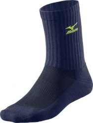 Skarpety treningowe uniseks Mizuno Volley Socks. Czarne skarpety męskie Mizuno, bez wzorów, z bawełny. Za 29.99 zł.