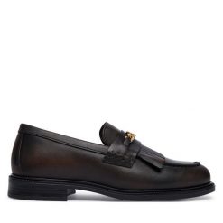 Loafersy Tommy Hilfiger. Brązowe mokasyny damskie Tommy Hilfiger. Za 649.99 zł.