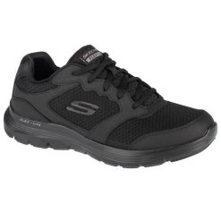 Buty treningowe męskie, Skechers Flex Advantage 4.0. Czarne buty sportowe męskie Skechers, z materiału, bez zapięcia. Za 319.99 zł.