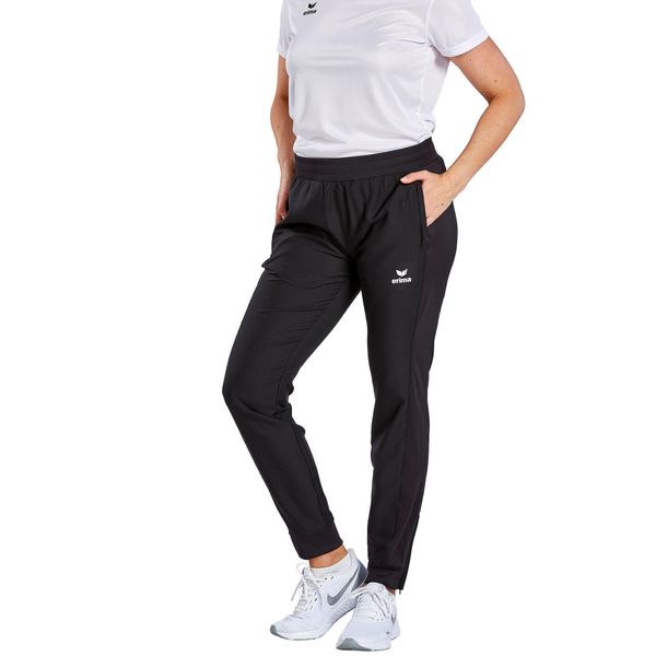 Damskie spodnie do joggingu Erima Change. Czarne spodnie materiałowe damskie Erima, bez wzorów. W wyprzedaży za 153.50 zł.