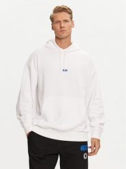 Hugo Bluza Nalonso 50522374 Biały Regular Fit. Białe bluzy męskie Hugo, m, bez wzorów, z bawełny, bez kaptura. Za 269.99 zł.