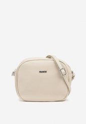Jasnobeżowa Okrągła Torebka na Pasku z Kieszonkami Malireia. Brązowe torebki shopper damskie Renee, bez wzorów, z jeansu, eleganckie, małe, bez dodatków. Za 59.99 zł.