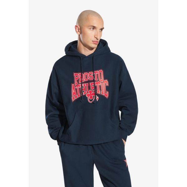 Bluza sportowa męska Prosto Chicago z kapturem. Niebieskie bluzy męskie Prosto., m, bez wzorów, z kapturem. W wyprzedaży za 211.99 zł.
