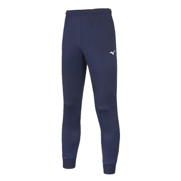 Spodnie do biegania Mizuno Nara Track. Niebieskie spodnie sportowe męskie Mizuno, bez wzorów, do biegania. Za 166.50 zł.