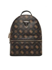 Guess Plecak Silia Travel TWGP98 90032 Czarny. Czarne plecaki damskie Guess, z aplikacjami, ze skóry. Za 449.99 zł.