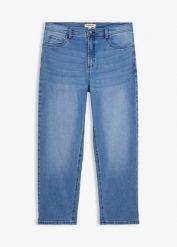 Dżinsy ze stretchem o kroju loose fit, straight. Niebieskie jeansy męskie bonprix, klasyczne. Za 132.99 zł.