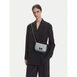 Torebka Furla. Niebieskie torebki do ręki damskie Furla, bez wzorów, wizytowe, bez dodatków. Za 1,319.00 zł.