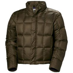 Kurtka puchowa Helly Hansen Arc Down. Brązowe kurtki męskie Helly Hansen, m, bez wzorów, z puchu, bez kaptura. W wyprzedaży za 1,545.50 zł.