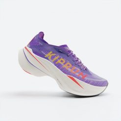 Buty do biegania damskie Kiprun KD900X LD+. Brązowe obuwie sportowe damskie KIPRUN, bez wzorów, do biegania. Za 899.99 zł.