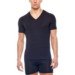 Koszulka Turystyczna Męska Icebreaker Anatomica SS V T-Shirt. Czarne koszulki sportowe męskie Icebreaker, m, bez wzorów, z wełny, bez kołnierzyka, bez ramiączek, trekkingowe. W wyprzedaży za 279.65 zł.