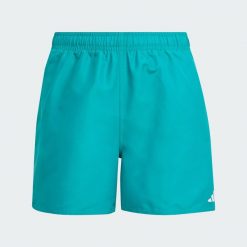 Szorty Swim Kids. Białe szorty dla chłopców Adidas, bez wzorów, z materiału, klasyczne. Za 129.00 zł.
