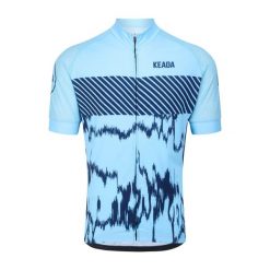 Damska koszulka rowerowa z krótkim rękawem – Signal Four. Niebieskie obuwie sportowe damskie KEADA SPORTS, bez wzorów, rowerowe. Za 332.00 zł.
