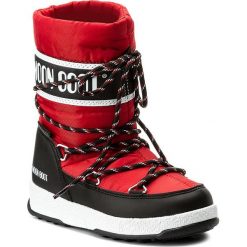 Śniegowce MOON BOOT - We Sport Jr Wp 34051300004 Black/Red. Buty zimowe dziewczęce marki Moon Boot. W wyprzedaży za 249.00 zł.