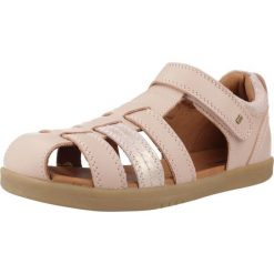 Sandały BOBUX ROAM Rose. Czerwone sandały damskie Bobux, bez wzorów, ze skóry, bez obcasa, bez zapięcia. Za 299.99 zł.
