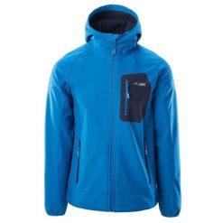Kurtka męska Softshell Elbrus Sogne - błękitna, Rozmiar XL. Niebieskie kurtki męskie ELBRUS, m, bez wzorów, z dzianiny, bez kaptura. Za 189.99 zł.