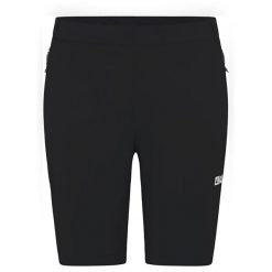 Spodenki trekkingowe damskie Jack Wolfskin Hikeout. Czarne szorty sportowe damskie Jack Wolfskin, bez wzorów, sportowe, trekkingowe. Za 279.99 zł.