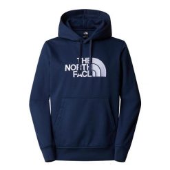 Bluza The North Face Drew Peak Pullover. Niebieskie bluzy męskie The North Face, m, bez wzorów, bez kaptura. Za 279.99 zł.