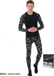 R.E.I.S. US-VARDO - męska bielizna termoaktywna, dodatkowa izolacja przed zimnem, zestaw koszulka z kalesonami, 51% poliester, 34% nylon, 15% spandex. Bielizna termoaktywna męska R.E.I.S., m, z nylonu. Za 149.74 zł.