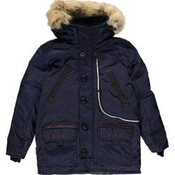 Kurtka zimowa "Carnaval" w kolorze granatowym. Niebieskie kurtki i płaszcze dla chłopców Geographical Norway Kids & Women, na zimę, z aplikacjami. W wyprzedaży za 346.95 zł.
