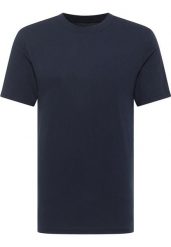 Męski T-Shirt Mustang Style Alex Dark Sapphire 1017988 4136. Niebieskie t-shirty męskie Mustang, m, bez wzorów, bez kołnierzyka. Za 79.99 zł.