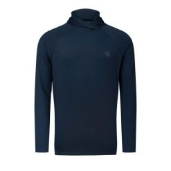 Męska bluza z kapturem do biegania Sprint City. Niebieskie bluzy męskie Dare 2b, l, bez wzorów, z elastanu, z kapturem. Za 246.00 zł.