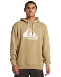 Bluza z kapturem dla Mężczyzn BIG LOGO Beżowy. Brązowe bluzy męskie Quiksilver, m, bez wzorów, z bawełny, z kapturem. Za 289.00 zł.