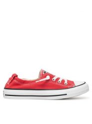 Converse Trampki Chuck Taylor All Star Shoreline Slip 537083C Czerwony. Czerwone trampki i tenisówki damskie Converse, bez wzorów, z materiału, retro, bez zapięcia. Za 239.99 zł.