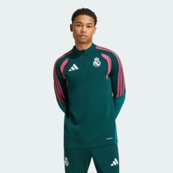 Koszulka treningowa Real Madryt 26/27 Tiro26 Competition. Czerwone koszulki sportowe męskie Adidas, xs, bez wzorów, z materiału, bez kołnierzyka, bez ramiączek, do piłki nożnej. Za 329.00 zł.