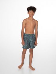 Spodenki chłopięce Protest PRTBRANDO JR beachshort. Niebieskie kąpielówki dla chłopców Protest, na lato, bez wzorów, eleganckie. Za 109.90 zł.
