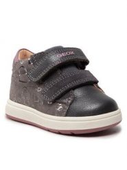 Sneakersy Geox. Niebieskie buty sportowe dziewczęce Geox, bez wzorów, bez zapięcia. Za 239.99 zł.