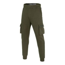 Spodnie męskie Cypress Sport. Zielone spodnie sportowe męskie PITBULL, m, bez wzorów. Za 229.00 zł.
