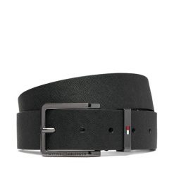 Pasek Tommy Hilfiger. Czarne paski damskie Tommy Hilfiger, bez wzorów. Za 229.99 zł.