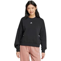 Bluza damska adidas Essentials. Czarne bluzy damskie Adidas, xl, bez wzorów, z polaru, bez kaptura. Za 153.99 zł.