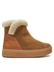 See By Chloé Botki SB41085A Beżowy. Brązowe botki damskie See By Chloé, ze skóry, bez obcasa, na płaskiej podeszwie, bez zapięcia. Za 1,559.00 zł.