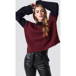 Glamorous Sweter z bufiastym rękawem - Red,Navy. Czerwone swetry damskie Glamorous, z dzianiny. Za 202.95 zł.