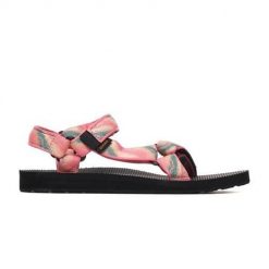 Buty do chodzenia damskie Teva Original Universal. Czerwone sandały damskie Teva, bez wzorów, z materiału, bez obcasa, bez zapięcia. Za 267.00 zł.