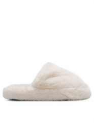 DeeZee Kapcie DE-10 Beżowy. Brązowe kapcie damskie DeeZee, bez wzorów, z materiału. Za 79.99 zł.