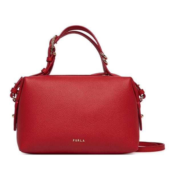 Torebka Furla. Czerwone torebki do ręki damskie Furla, bez wzorów, klasyczne, bez dodatków. Za 824.99 zł.