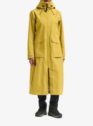Płaszcz damski Didriksons Nadja Parka Long 4. Żółte płaszcze damskie Didriksons, l, bez wzorów, bez kaptura. Za 825.50 zł.