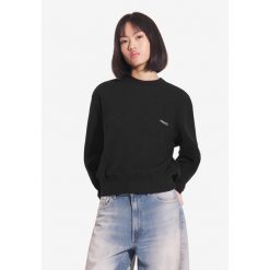 Bluza sportowa damska Prosto Ribbed bez kaptura. Czarne bluzy damskie Prosto., bez wzorów, bez kaptura. Za 284.99 zł.