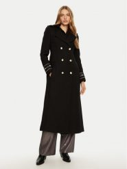 Babylon Płaszcz przejściowy E00280 Czarny Regular Fit. Czarne płaszcze damskie Babylon, bez wzorów, z syntetyku, bez kaptura. Za 1,699.00 zł.