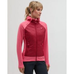 Damska kurtka z kapturem Silvini Divera. Czerwone kurtki damskie Silvini, bez wzorów, z kapturem. Za 434.50 zł.