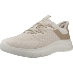 Buty GEOX D PLUMMERY PLUS Beżowy. Brązowe obuwie sportowe damskie Geox, bez wzorów. Za 386.99 zł.