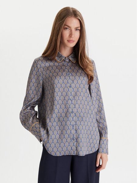 JOOP! Koszula 58 253B58Blia 30047621 Fioletowy Regular Fit. Fioletowe bluzki damskie JOOP!, bez wzorów, z syntetyku, bez kołnierzyka, bez ramiączek. Za 399.99 zł.