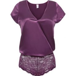 Body Premium z satynowym połyskiem bonprix czarny bez. Body damskie marki MAKE ME BIO. Za 79.99 zł.