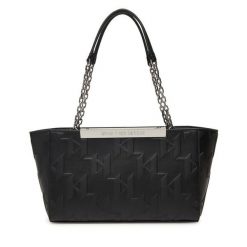 Torebka KARL LAGERFELD. Czarne torebki do ręki damskie KARL LAGERFELD, bez wzorów, klasyczne, bez dodatków. Za 579.99 zł.