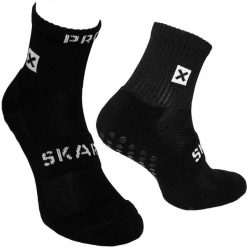 Skarpety sportowe piłkarskie dla dorosłych Proskary antypoślizgowe. Białe legginsy sportowe męskie Proskary, bez wzorów, do piłki nożnej. Za 35.90 zł.
