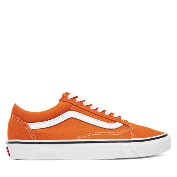 Tenisówki Vans. Żółte trampki i tenisówki chłopięce Vans, bez wzorów, bez zapięcia. Za 141.99 zł.