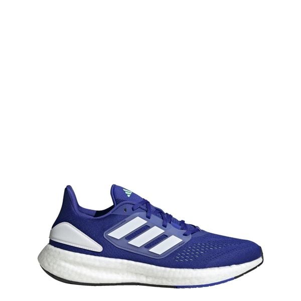 Buty do biegania adidas Pureboost 22. Białe obuwie sportowe damskie Adidas, bez wzorów, z materiału, do biegania. W wyprzedaży za 423.55 zł.